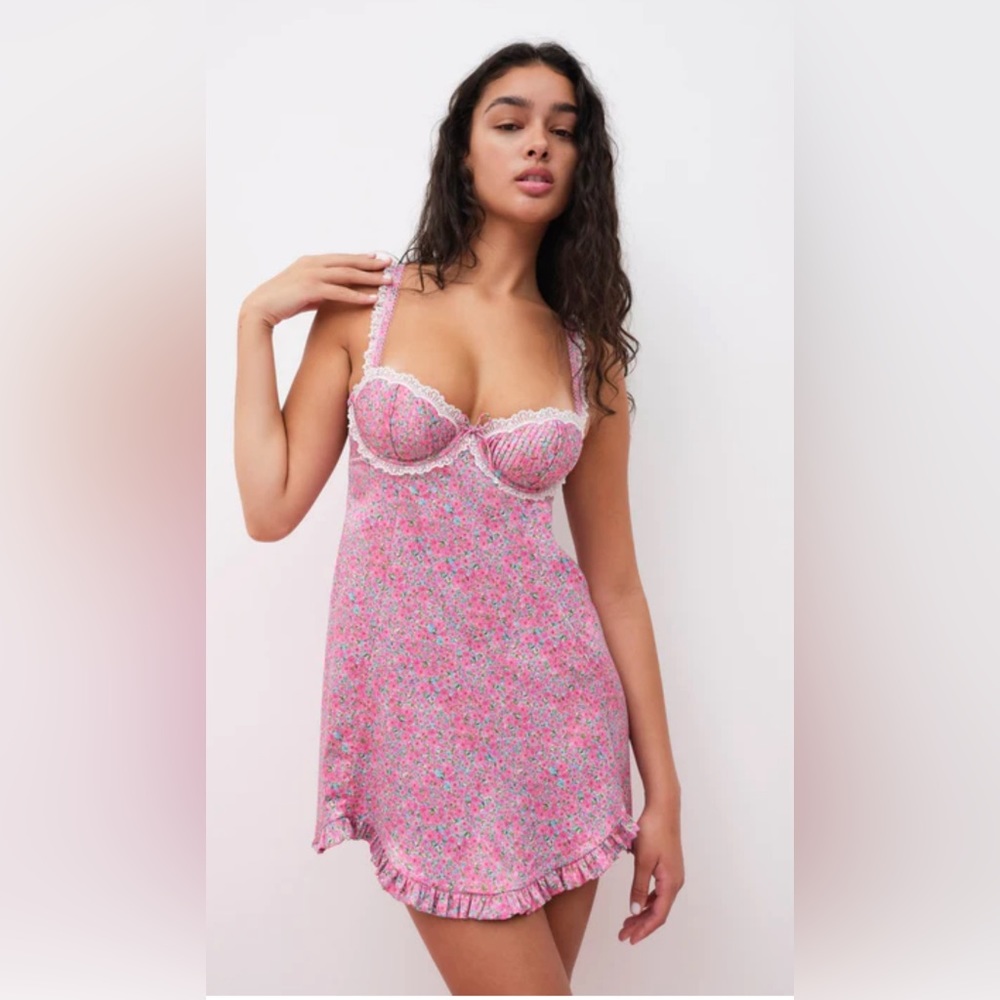 For love and lemons Everyday Printed slip dress